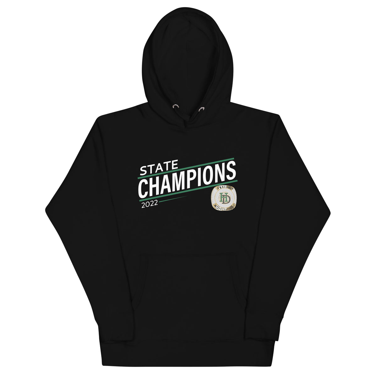 Howells-Dodge 2022 State Championship Ring Unisex Hoodie