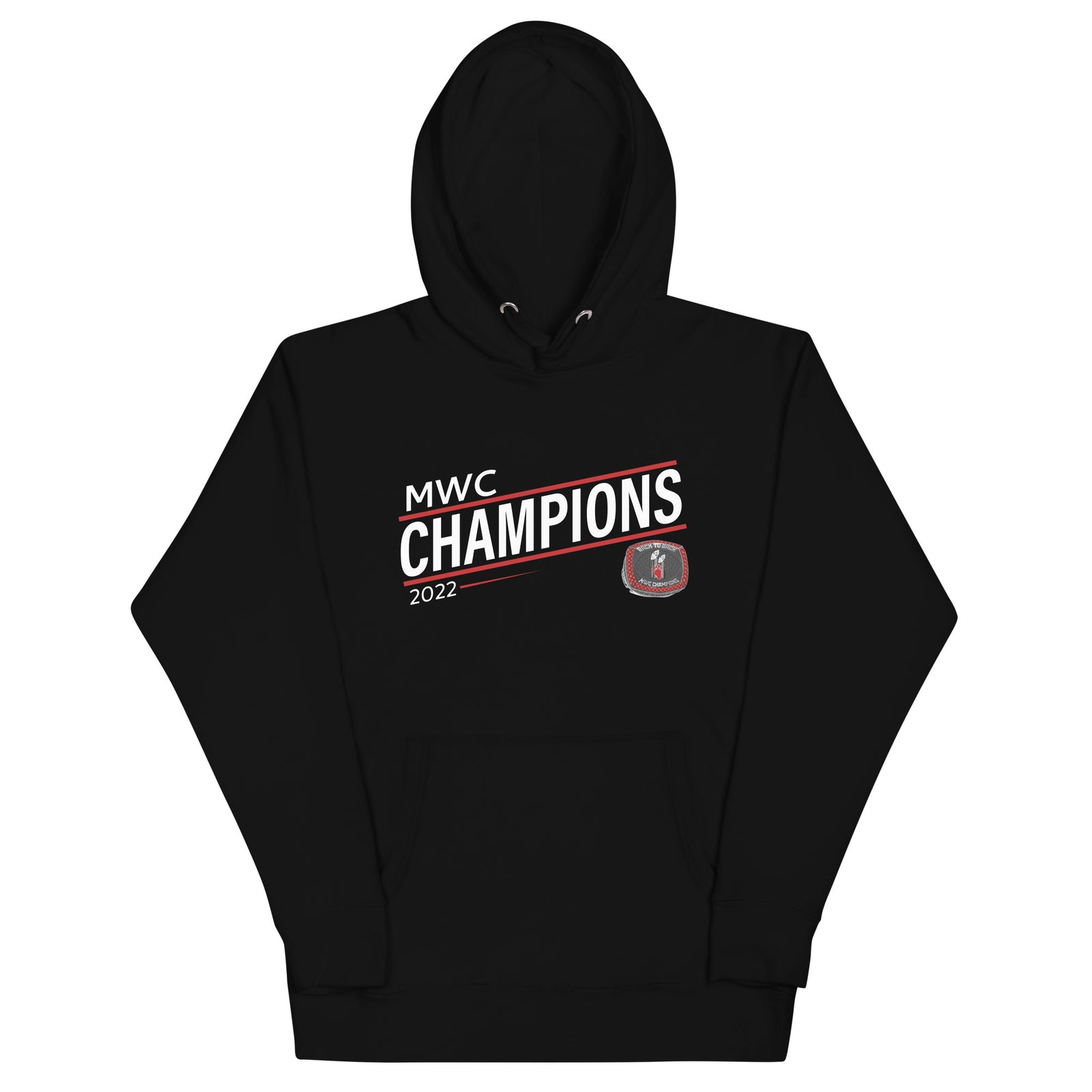 Lake Forest College 2022 MWC Championship Ring Unisex Hoodie