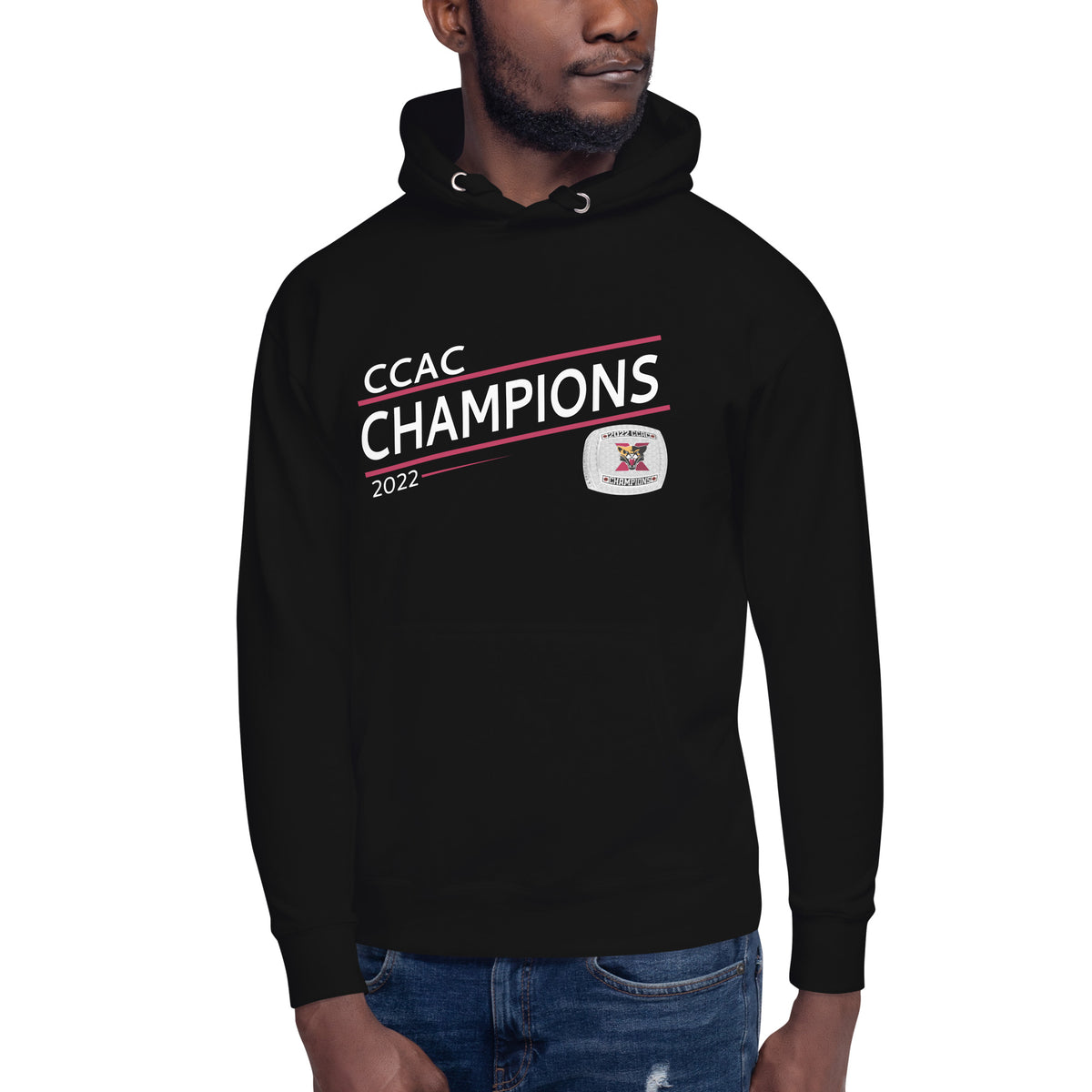 Saint Xavier University 2022 CCAC Championship Ring Unisex Hoodie