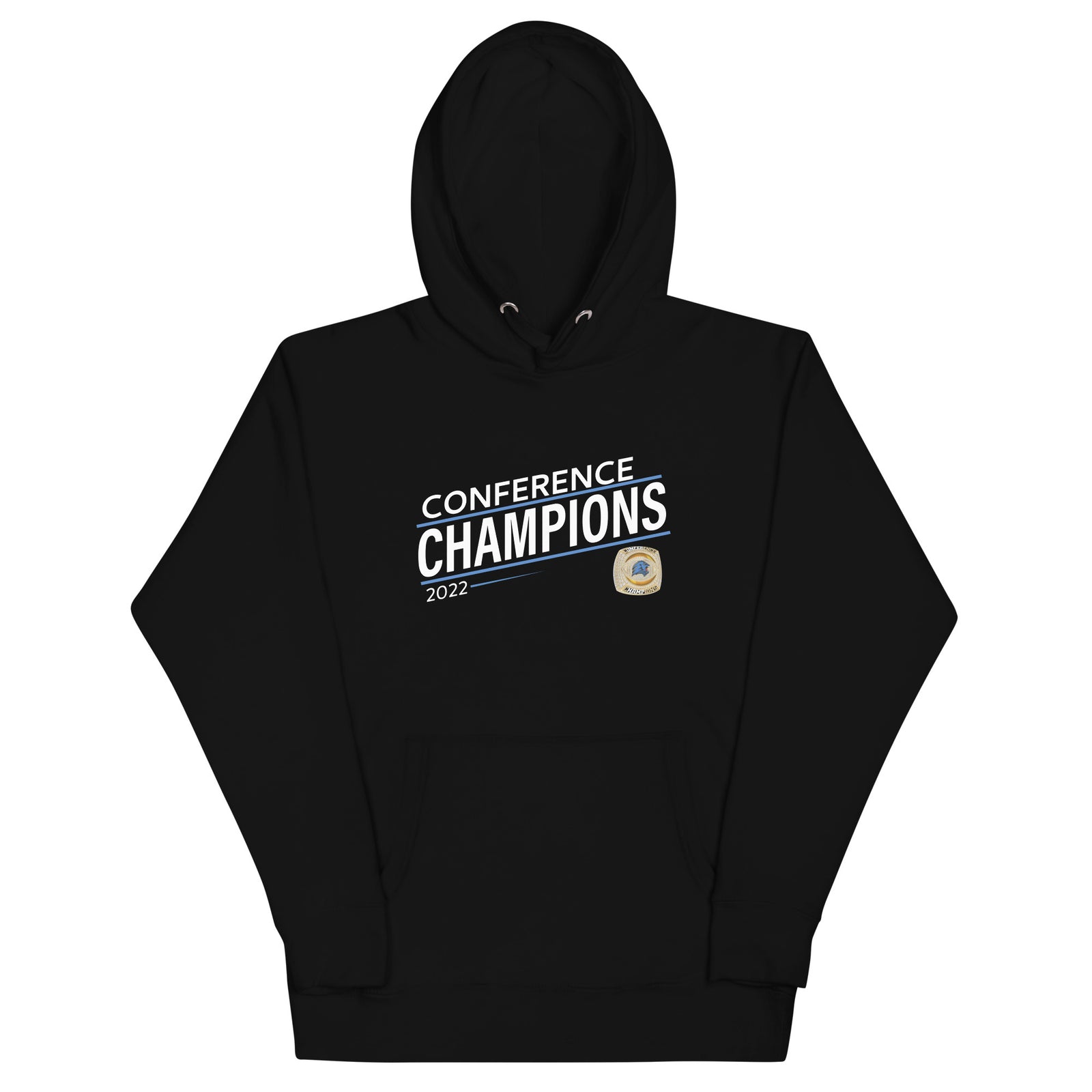 Prince Williams Monarchs 2022 Conference Championship Ring Unisex Hoodie