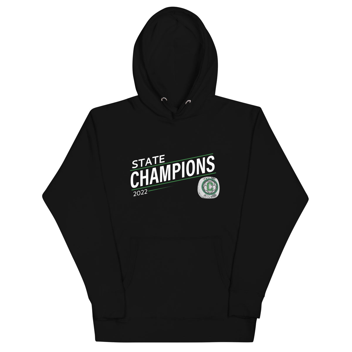 Chariho High School 2022 State Championship Ring Unisex Hoodie