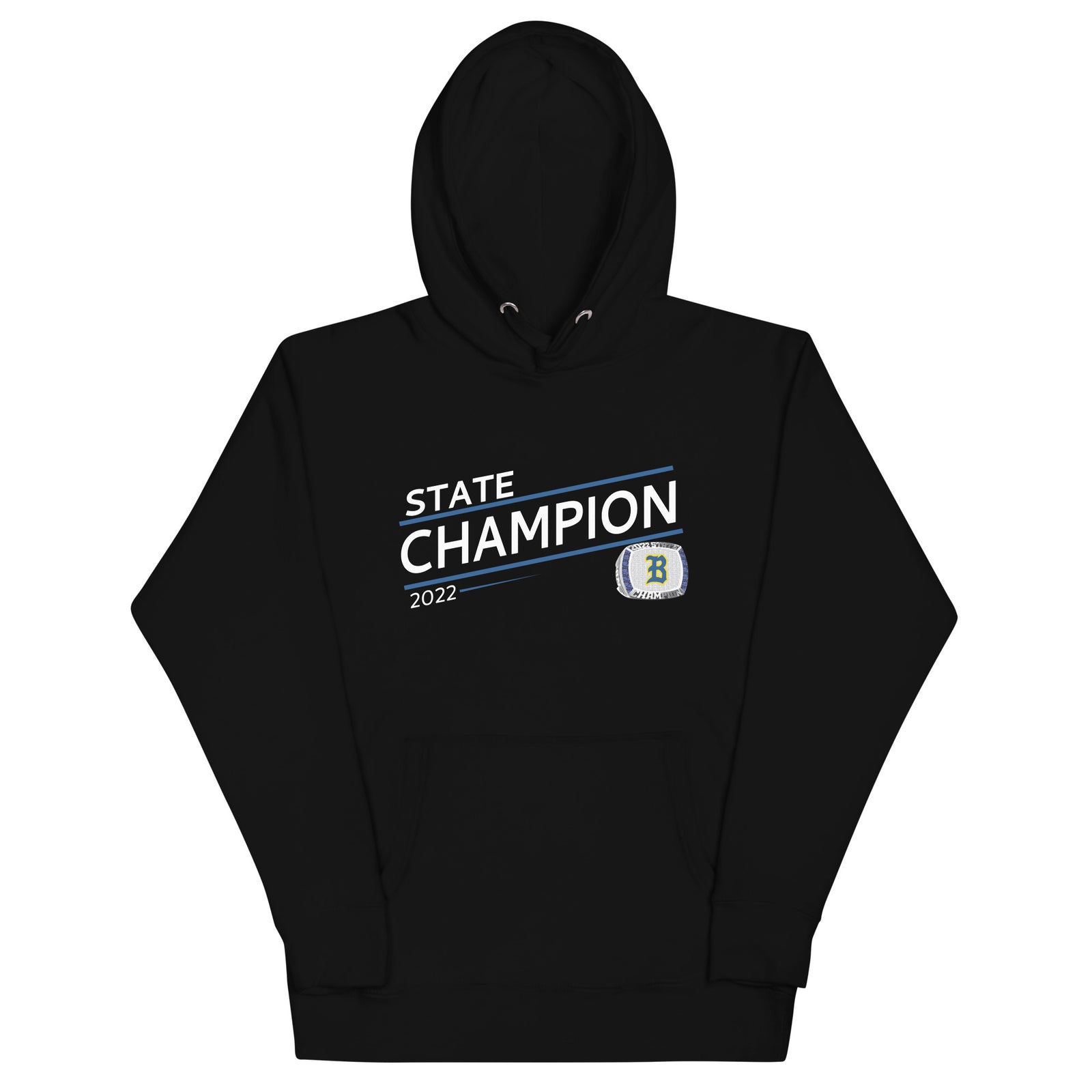 Clear Spring High School 2022 State Championship Ring  Unisex Hoodie