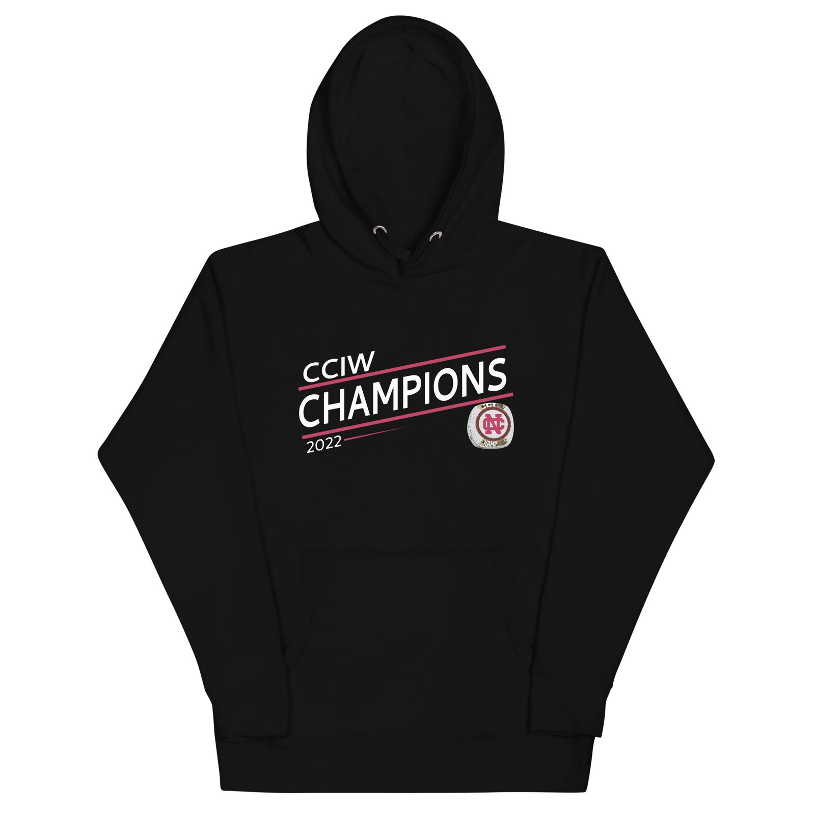 North Central College 2022 CCIW Championship Ring Unisex Hoodie