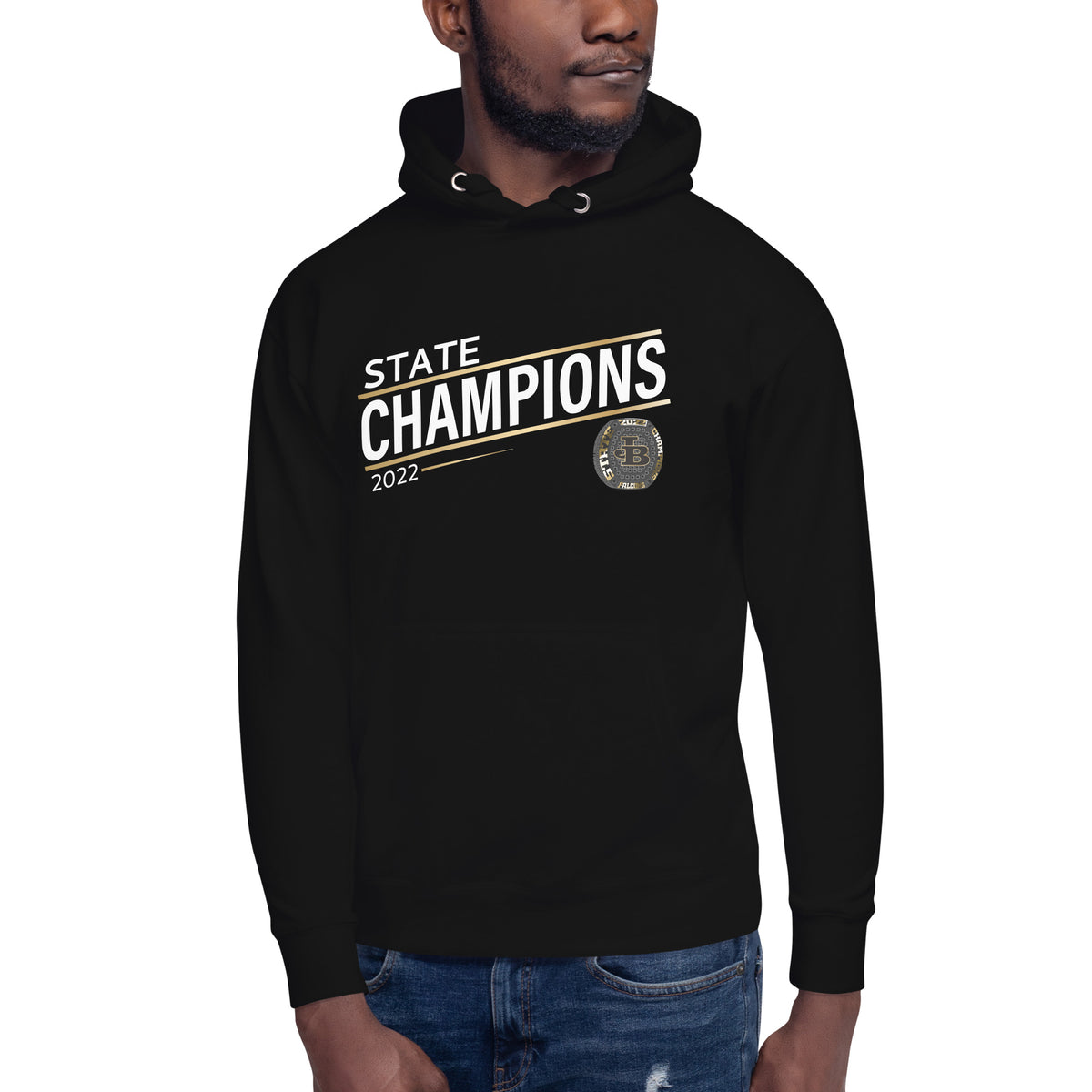 Joel Barlow High School 2022 State Championship Ring Unisex Hoodie