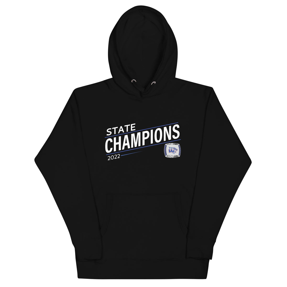 Water Canyon High School 2022 State Championship Ring Unisex Hoodie
