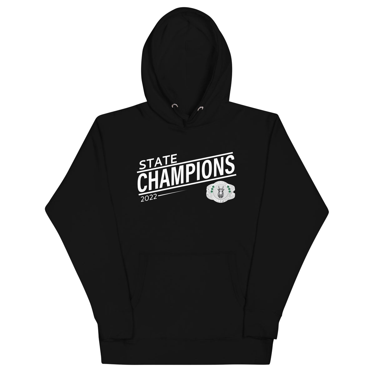 Chelan Goats Volleyball 2022 State Championship Ring Unisex Hoodie