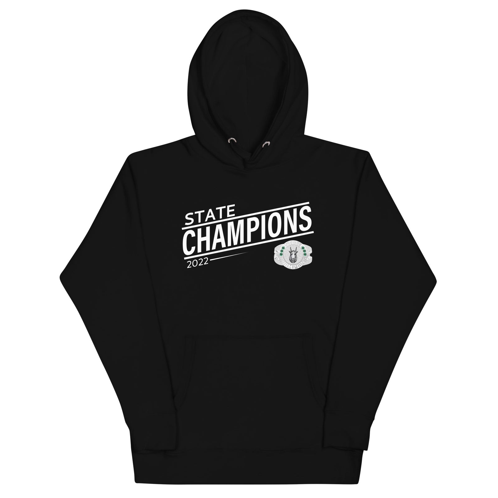 Chelan Goats Volleyball 2022 State Championship Ring Unisex Hoodie