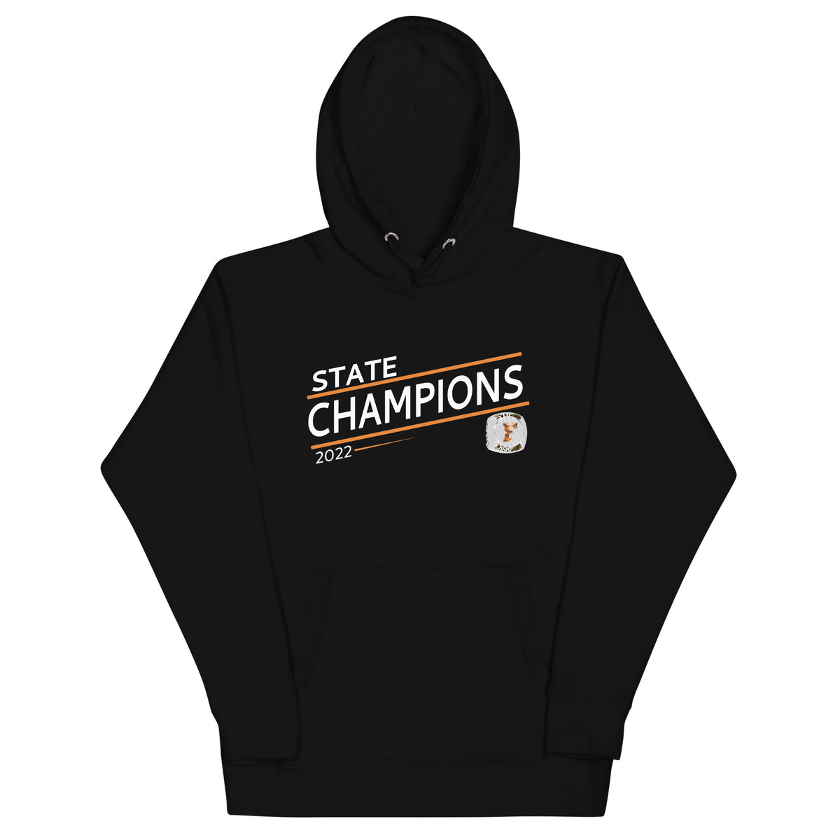 Farmington High School Baseball 2022 State Championship Ring Unisex Hoodie
