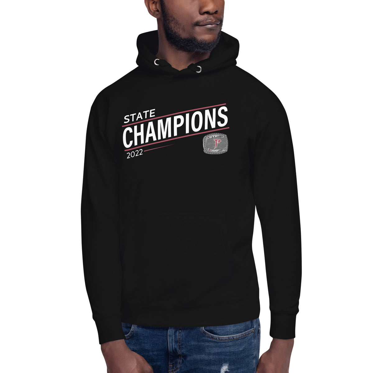Prescott High School Golf 2022 State Championship Ring Unisex Hoodie