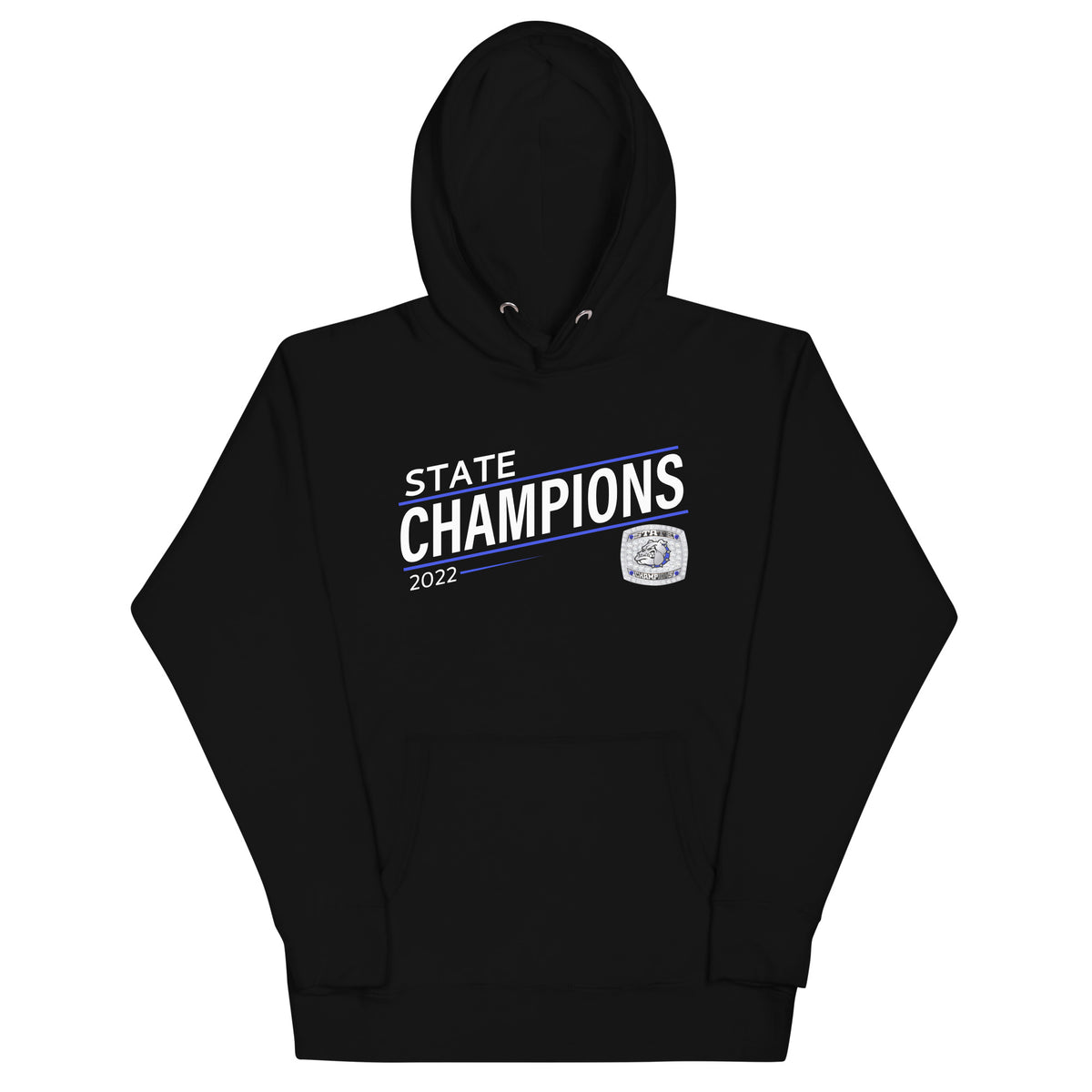 Prescott High School Football 2022 State Championship Ring Unisex Hoodie