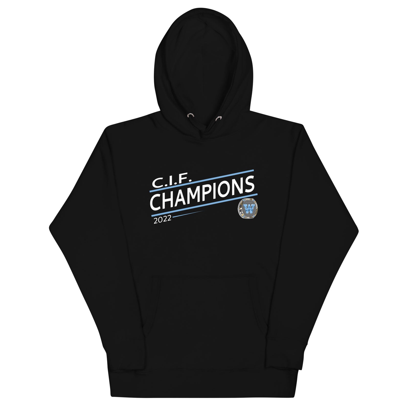 Walnut Football 2022 State Championship Ring Unisex Hoodie