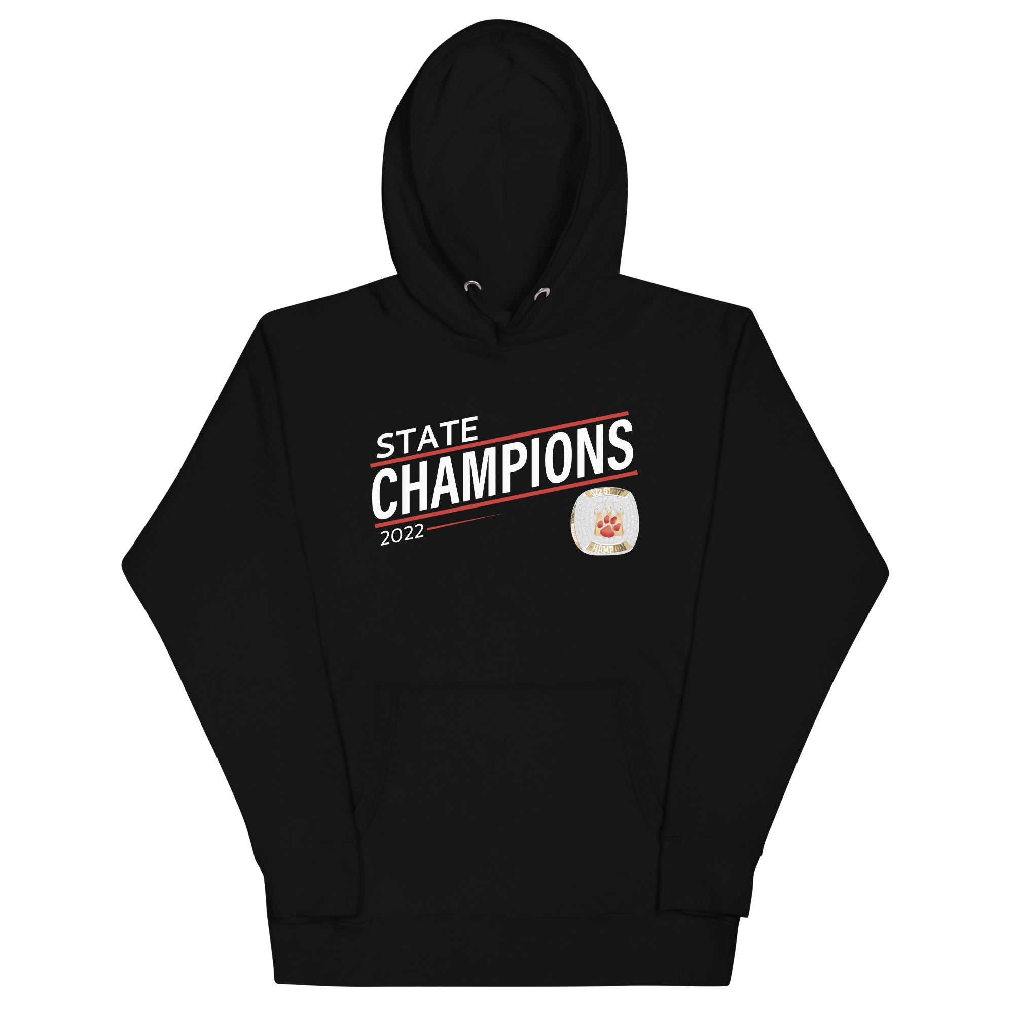 Beechwood High School Football 2022 State Championship Ring Unisex Hoodie