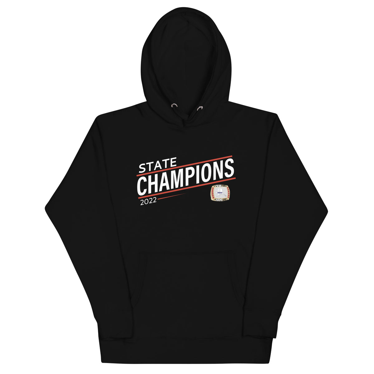 Test Fan Store Football 2022 State Championship Ring Unisex Hoodie