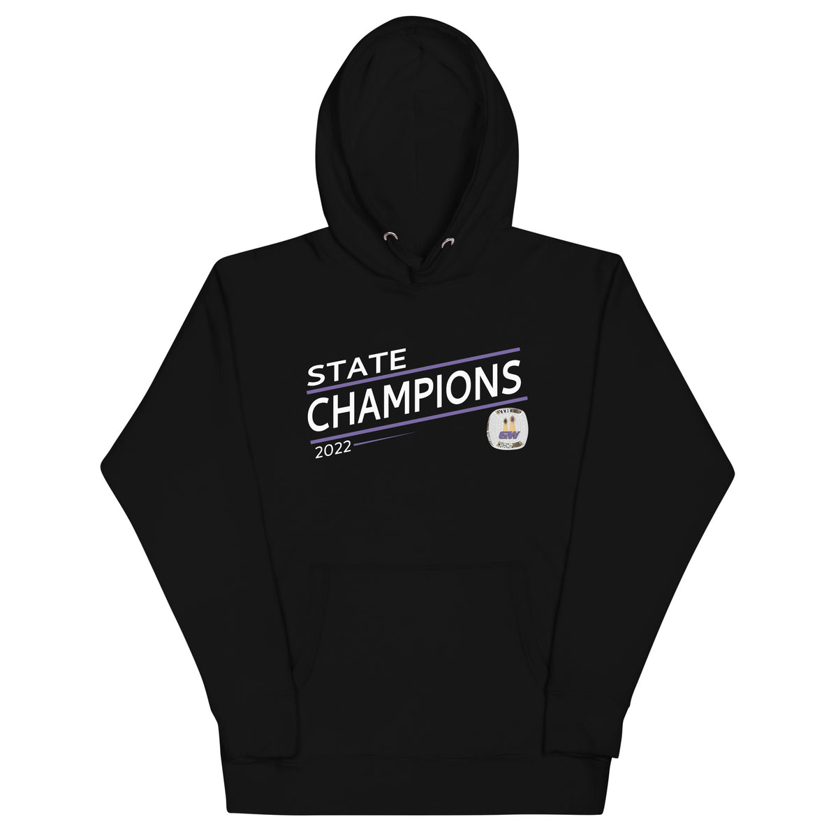 Gateway Christian High School Football 2022 State Championship Ring Unisex Hoodie