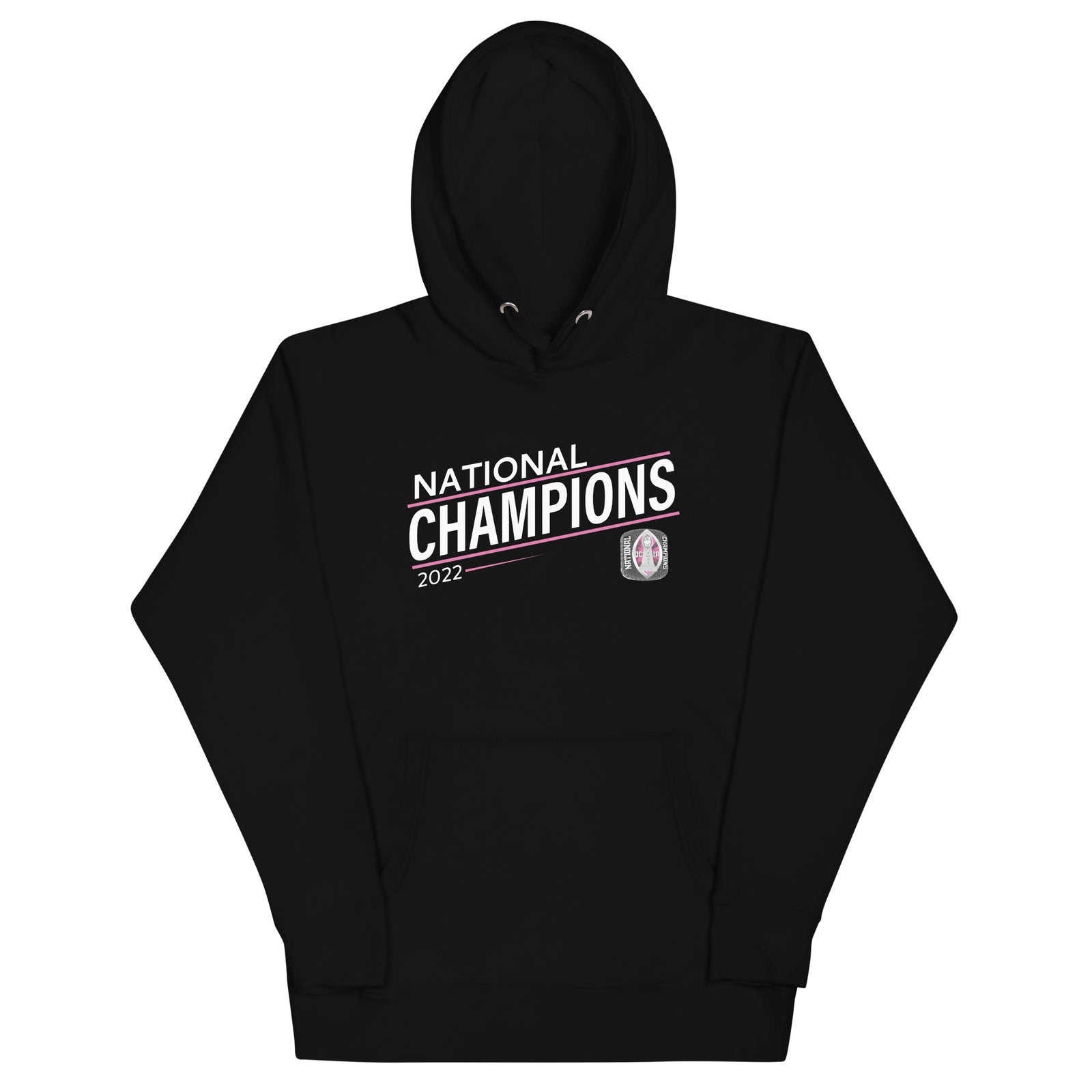 Queen City Insane Asylum Football 2022 State Championship Ring Unisex Hoodie