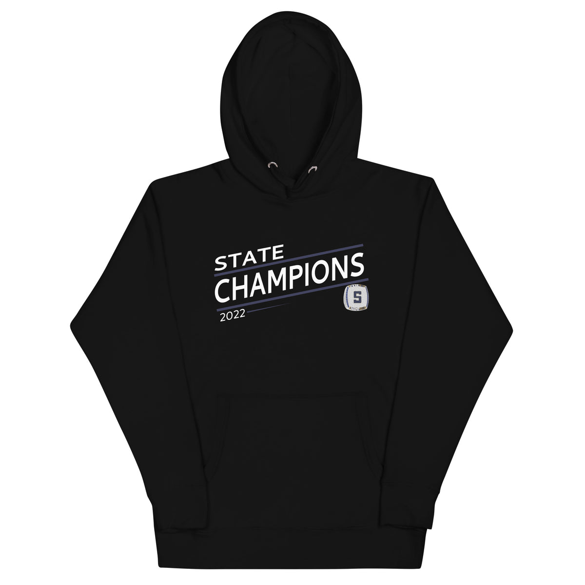 Skaneateles High School Soccer 2022 State Championship Ring Unisex Hoodie