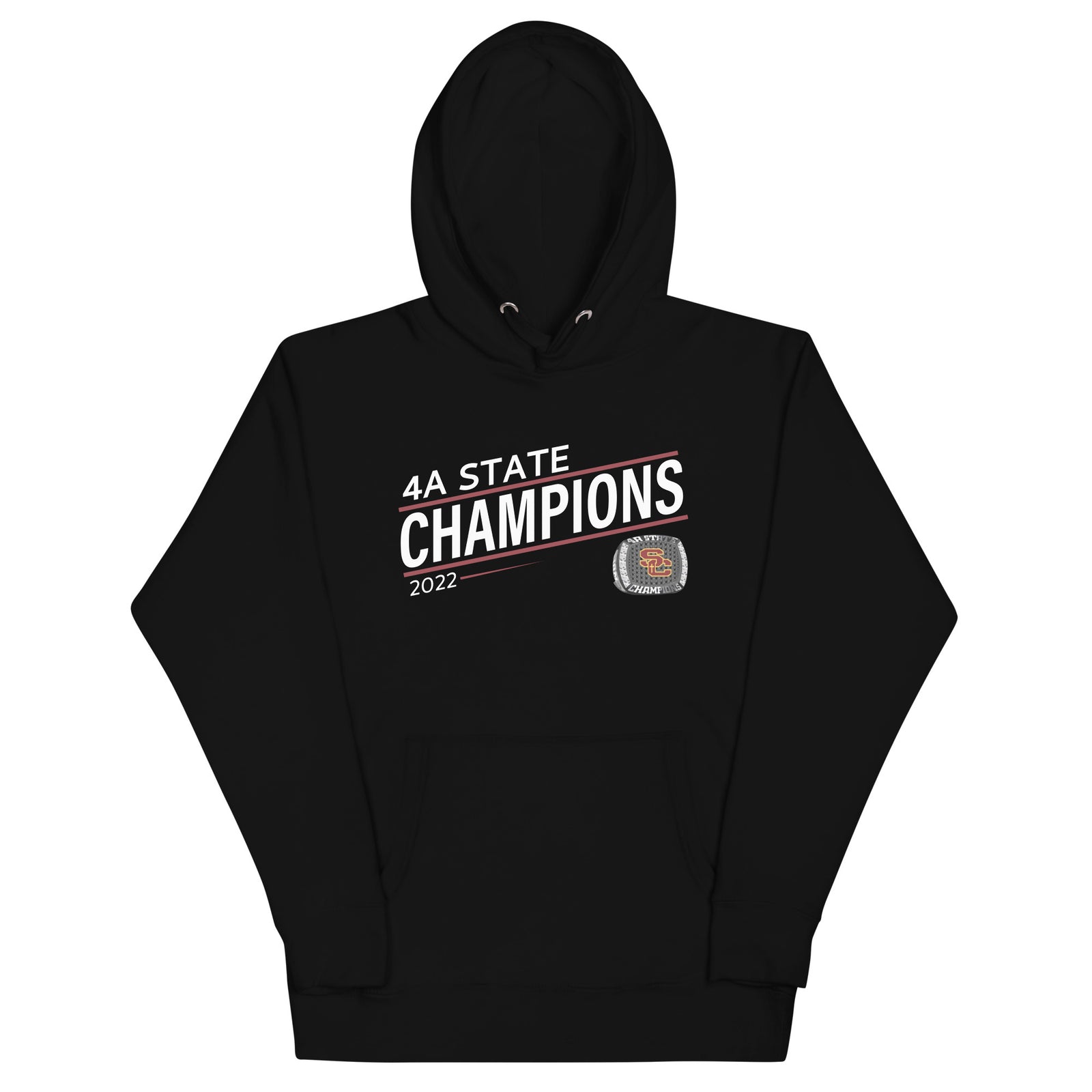 Salpointe Catholic Softball Maroon 2022 State Championship Ring Unisex Hoodie