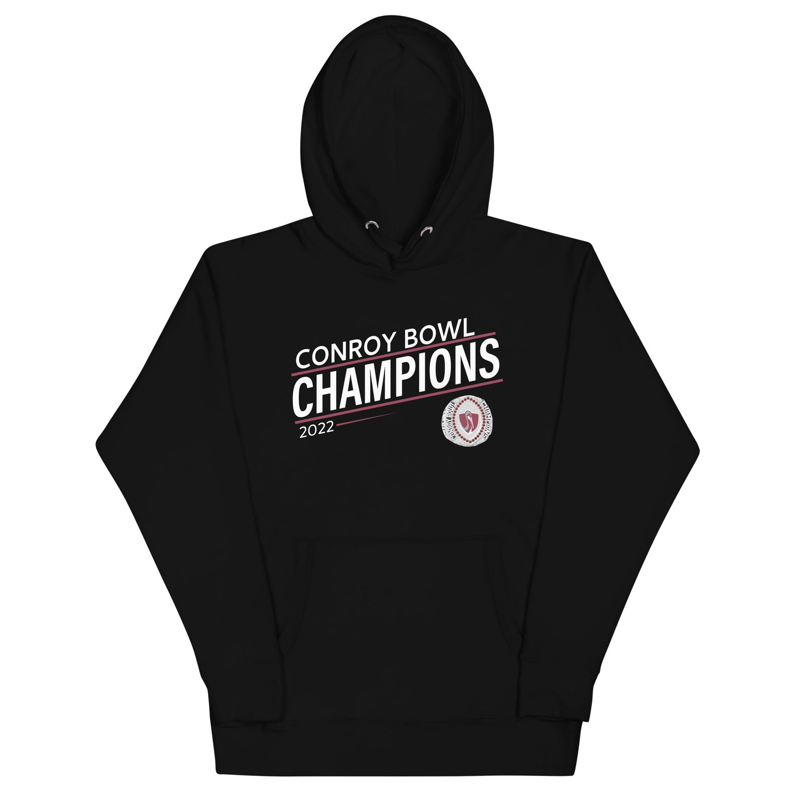 The Loomis Chaffee School Football 2022 State Championship Ring Unisex Hoodie