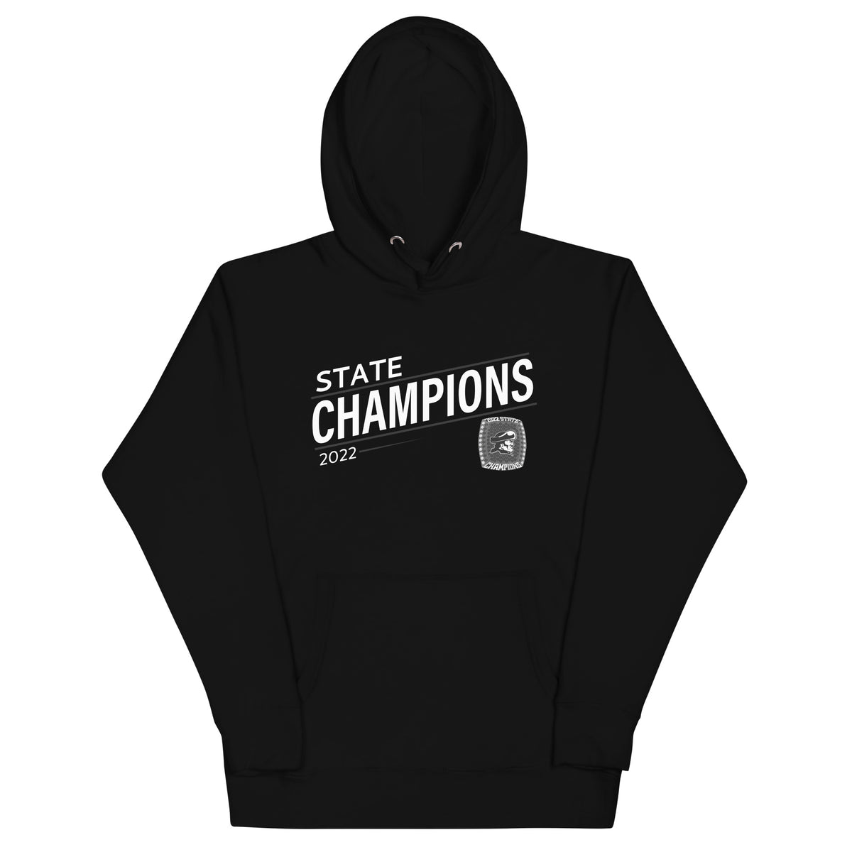Pilgrim High School Lacrosse 2022 State Championship Ring Unisex Hoodie