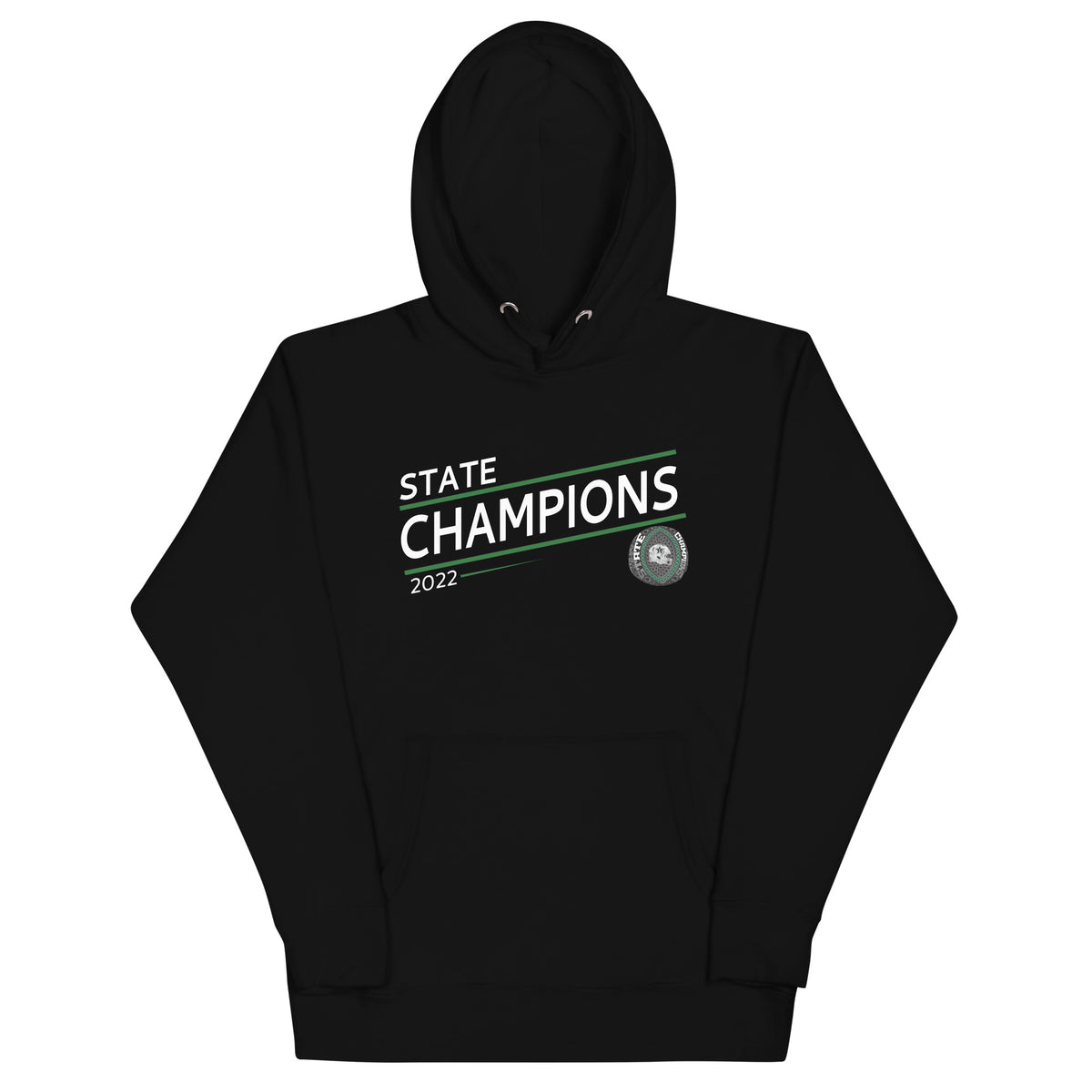 Estacada High School Football 2022 State Championship Ring Unisex Hoodie