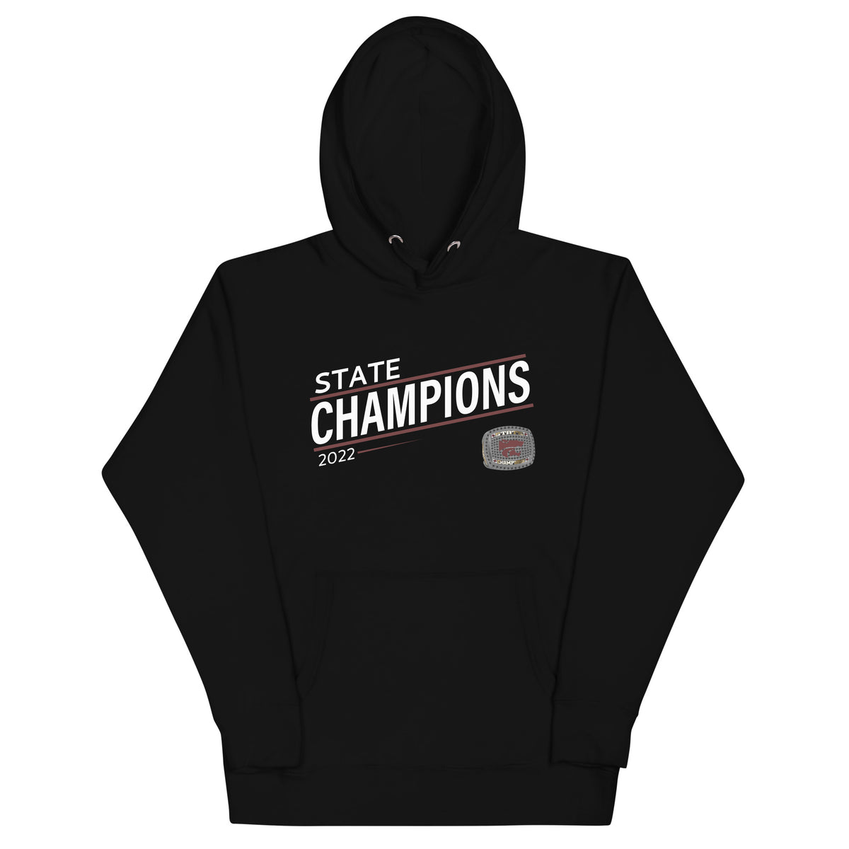 Destiny Christian School Softball 2022 State Championship Ring Unisex Hoodie