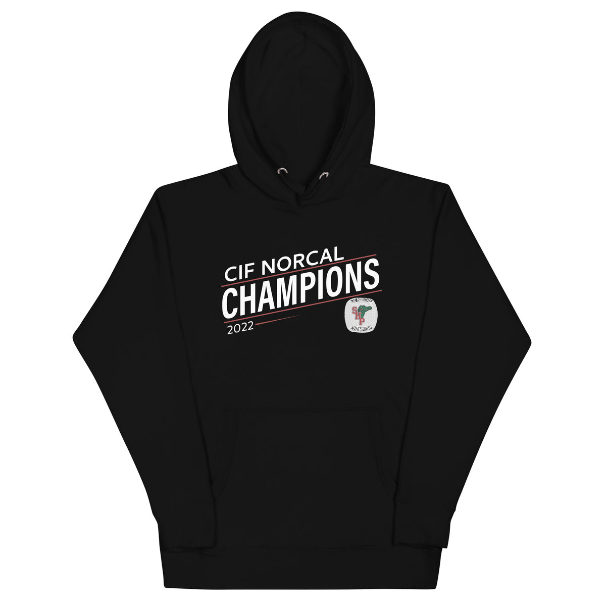 Sacred Heart Prep Water Polo 2022 State Championship Ring Unisex Hoodie