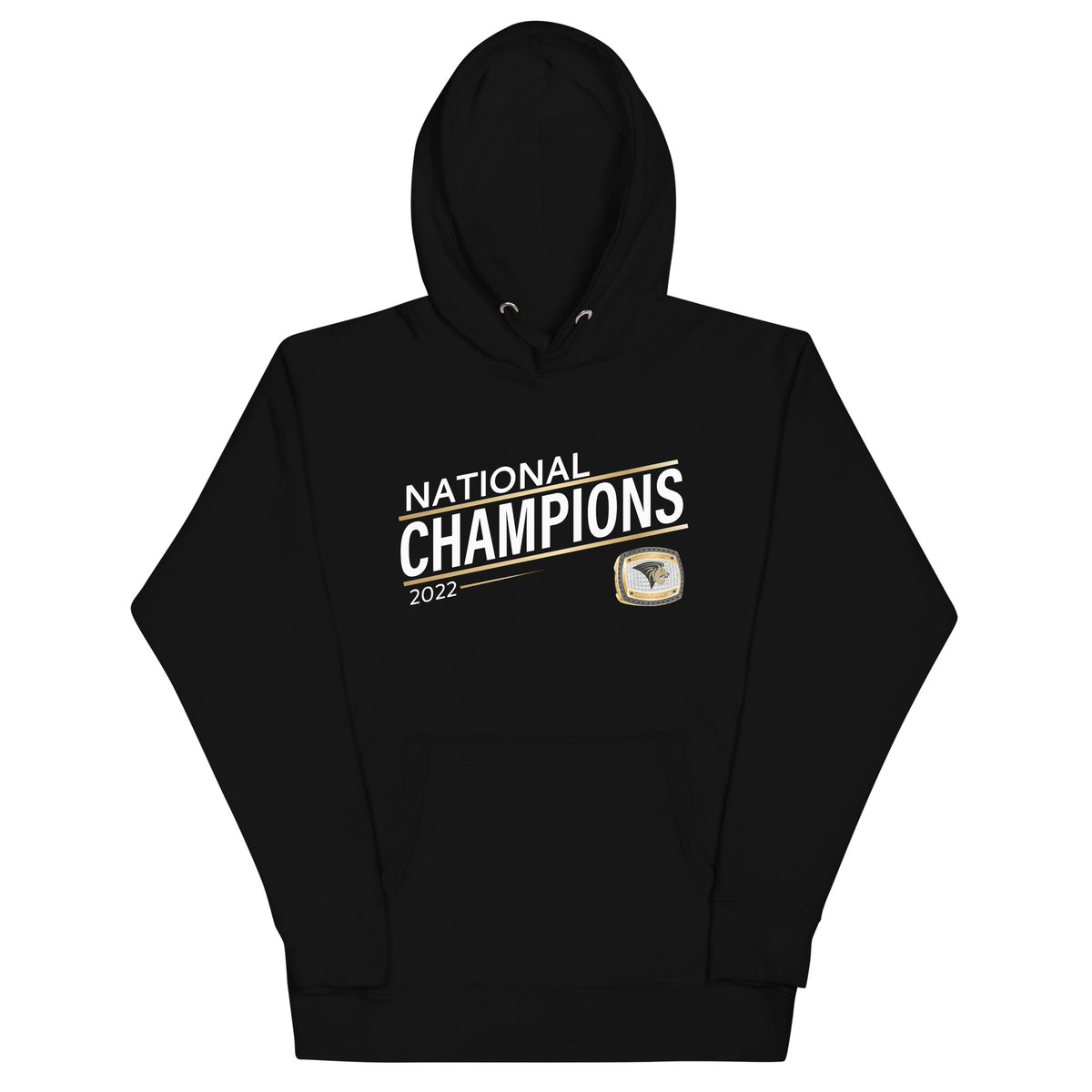 Lindenwood Cheer 2022 National Championship Ring Unisex Hoodie