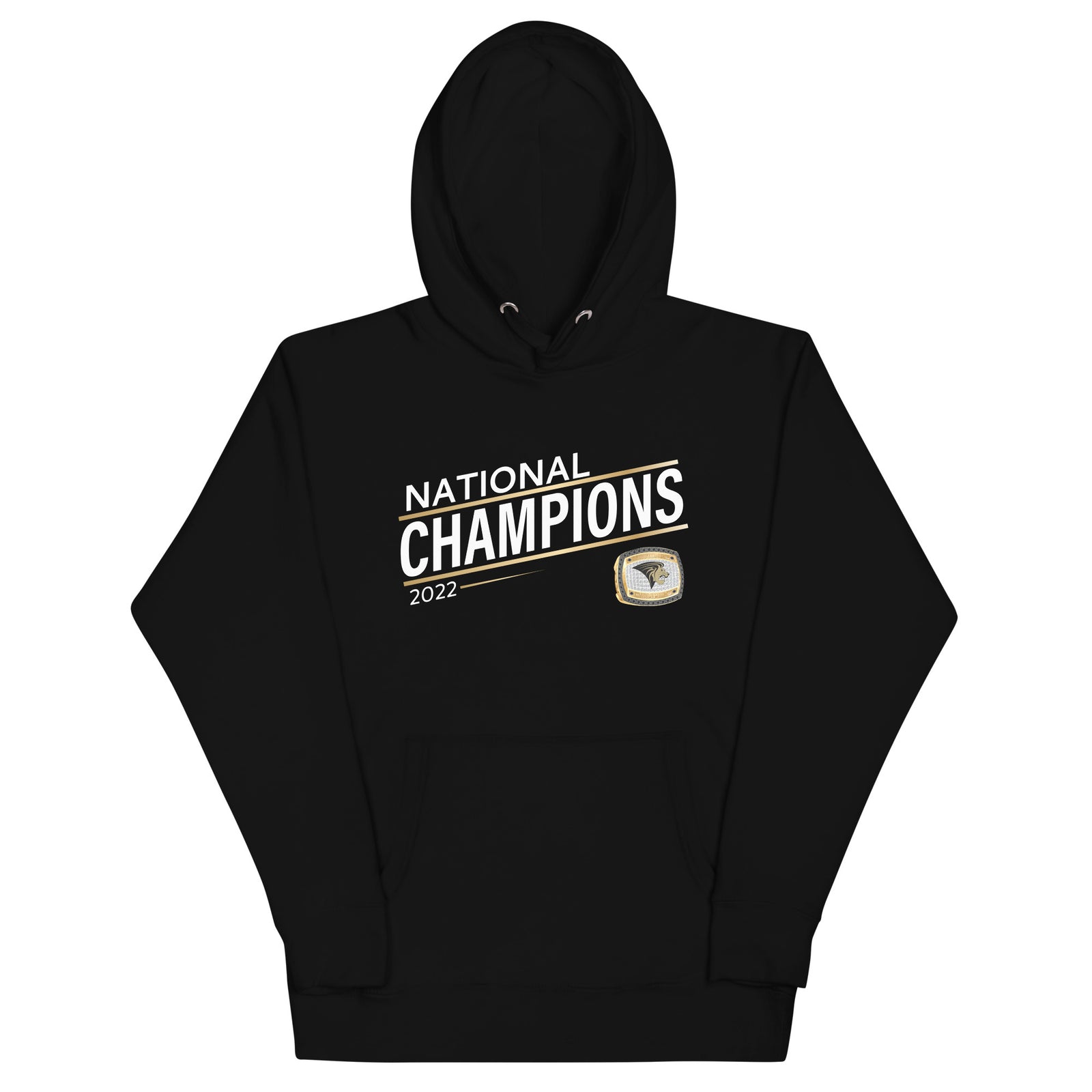 Lindenwood Cheer 2022 National Championship Ring Unisex Hoodie