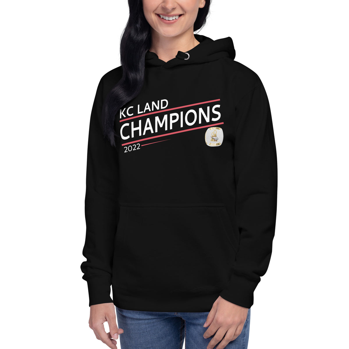 Joplin Crusaders Football 2022 State Championship Ring Unisex Hoodie