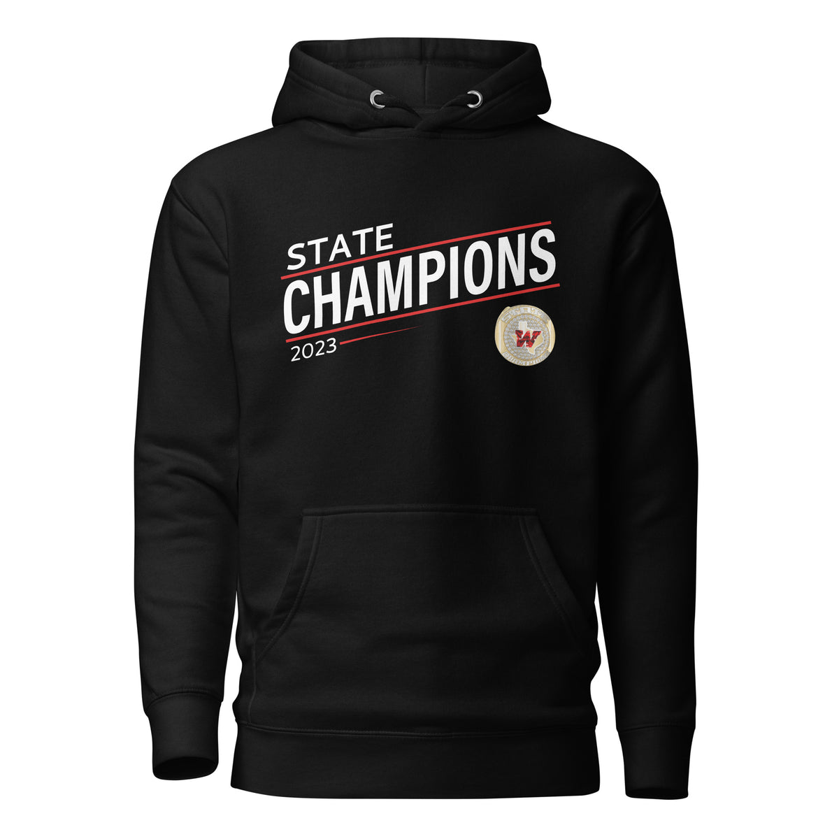 The Woodlands High School Swimming &amp; Diving 2023 Unisex Hoodie