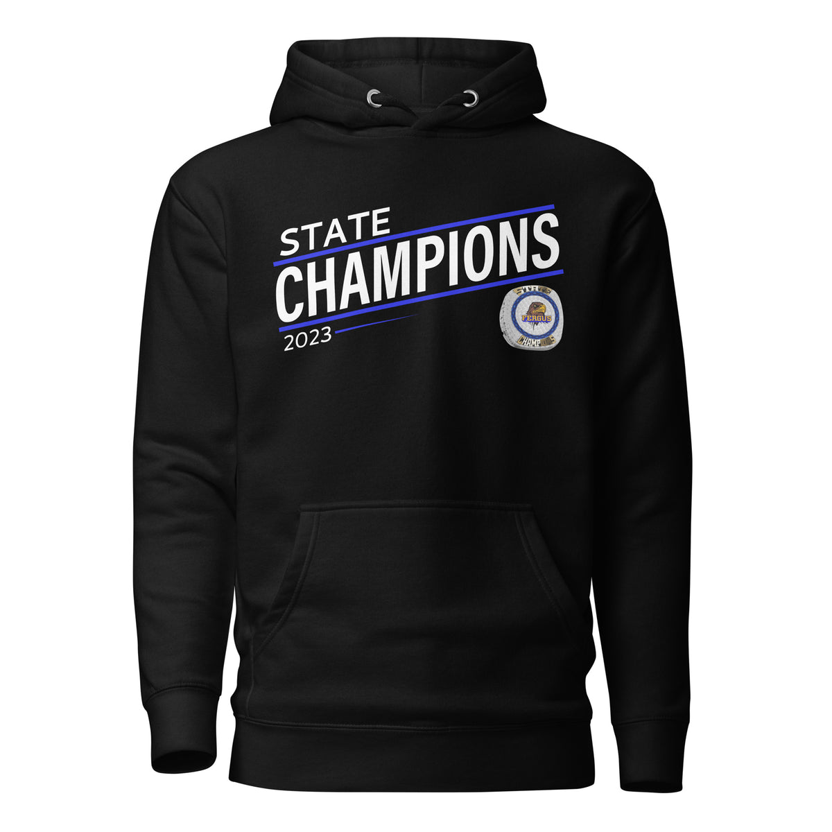 Fergus High School Basketball -Men's 2023 Unisex Hoodie