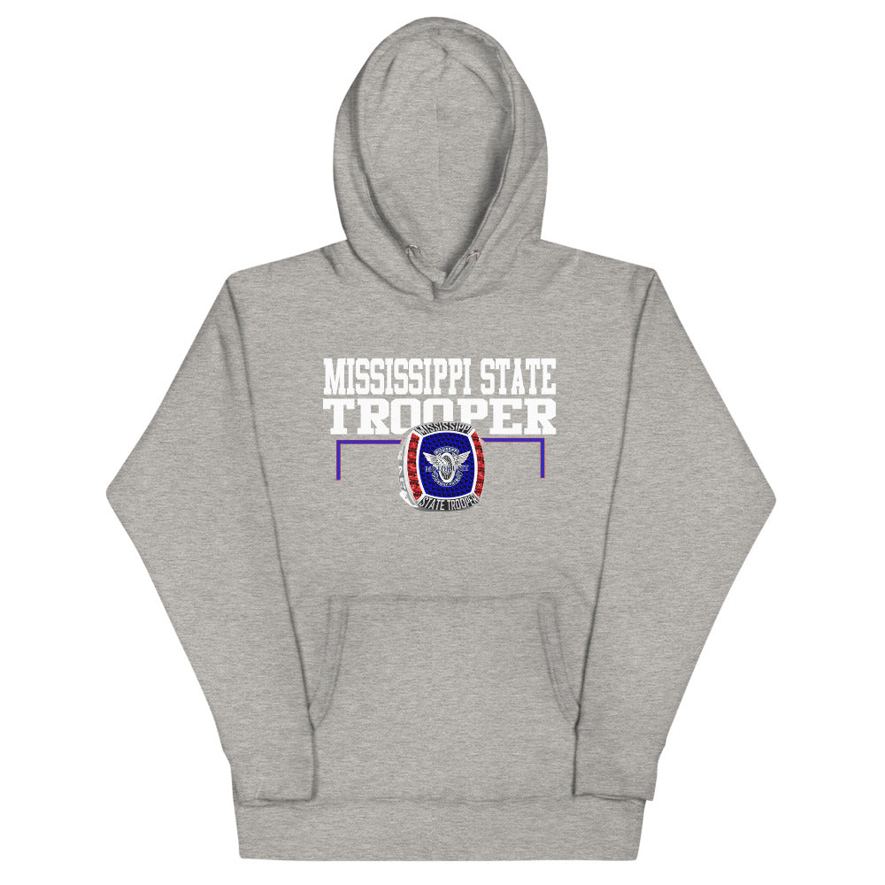 Mississippi State Trooper Silver Ring Unisex Hoodie