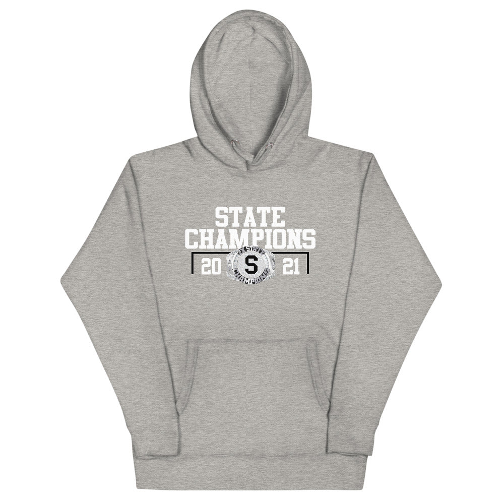 Sterling High School 2021 2X State Championship Ring Unisex Hoodie