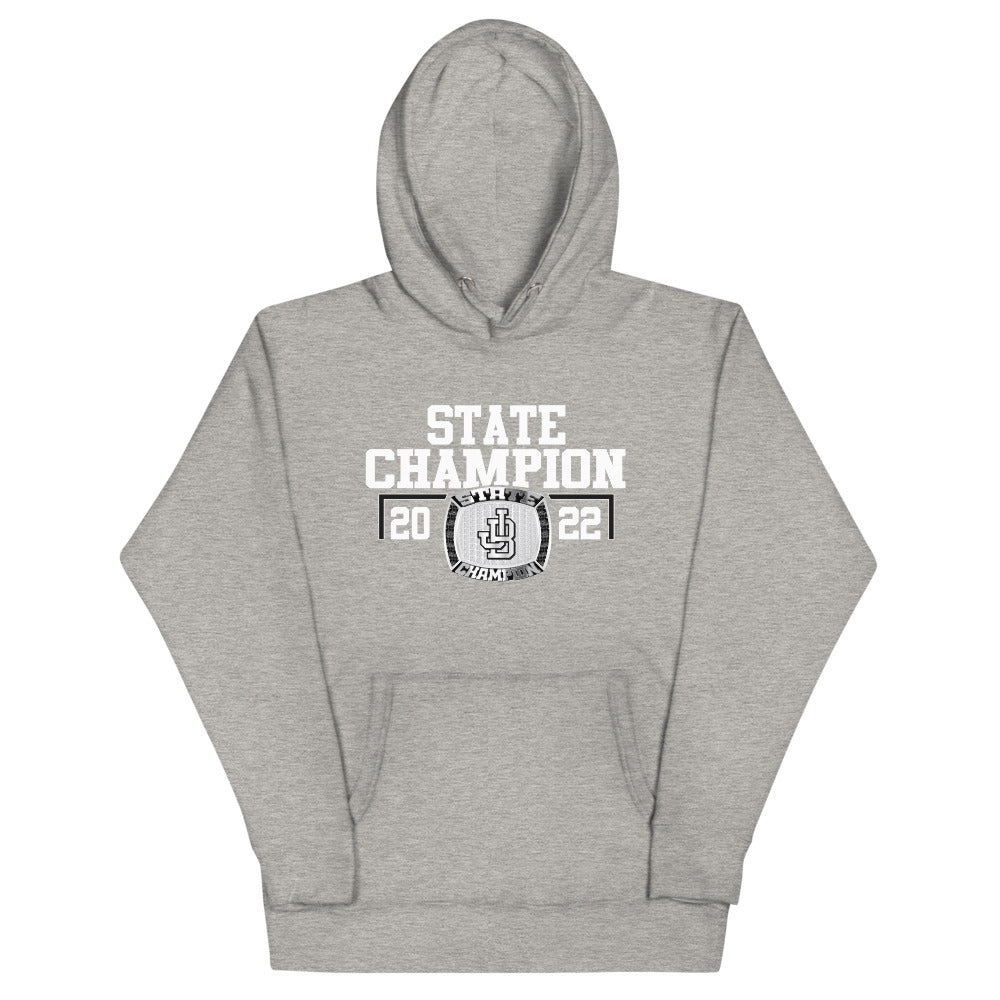 Jensen Beach Wrestling 2022 Championship Ring Unisex Hoodie