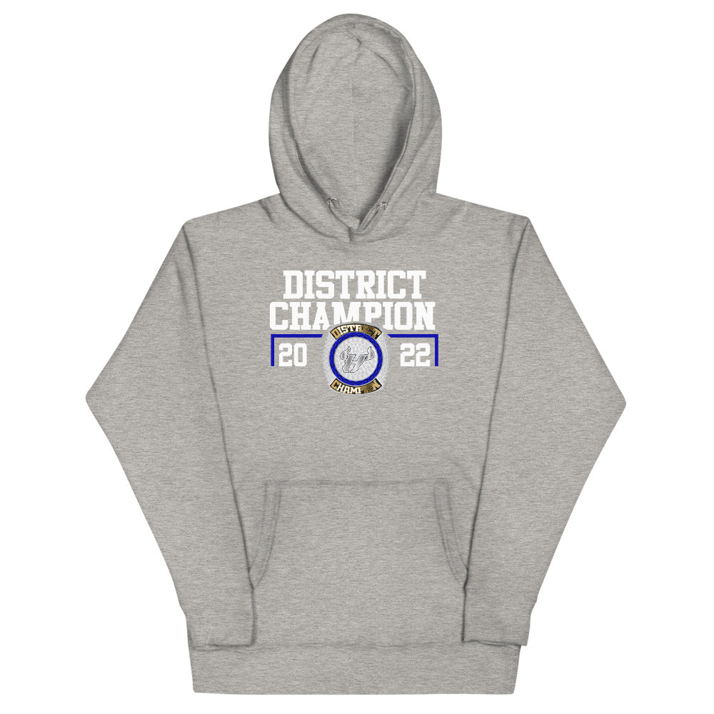 Bulls Track and Field District Champion Unisex Hoodie