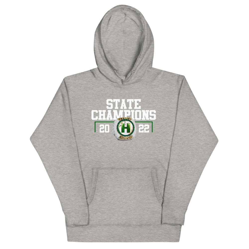 Holyoke Senior High School 2022 Championship Ring Unisex Hoodie