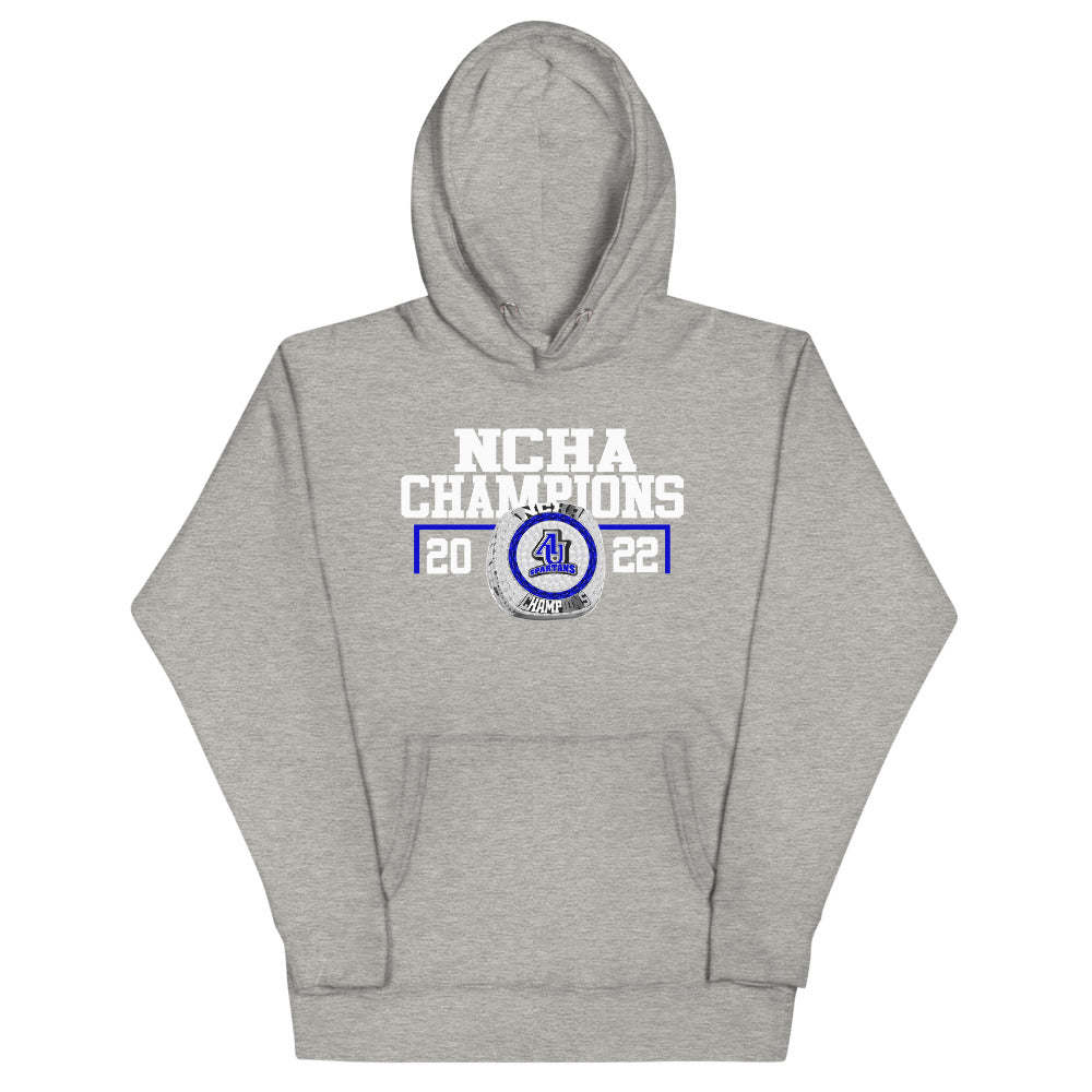 Aurora University 2022 NCHA Championship Ring Unisex Hoodie