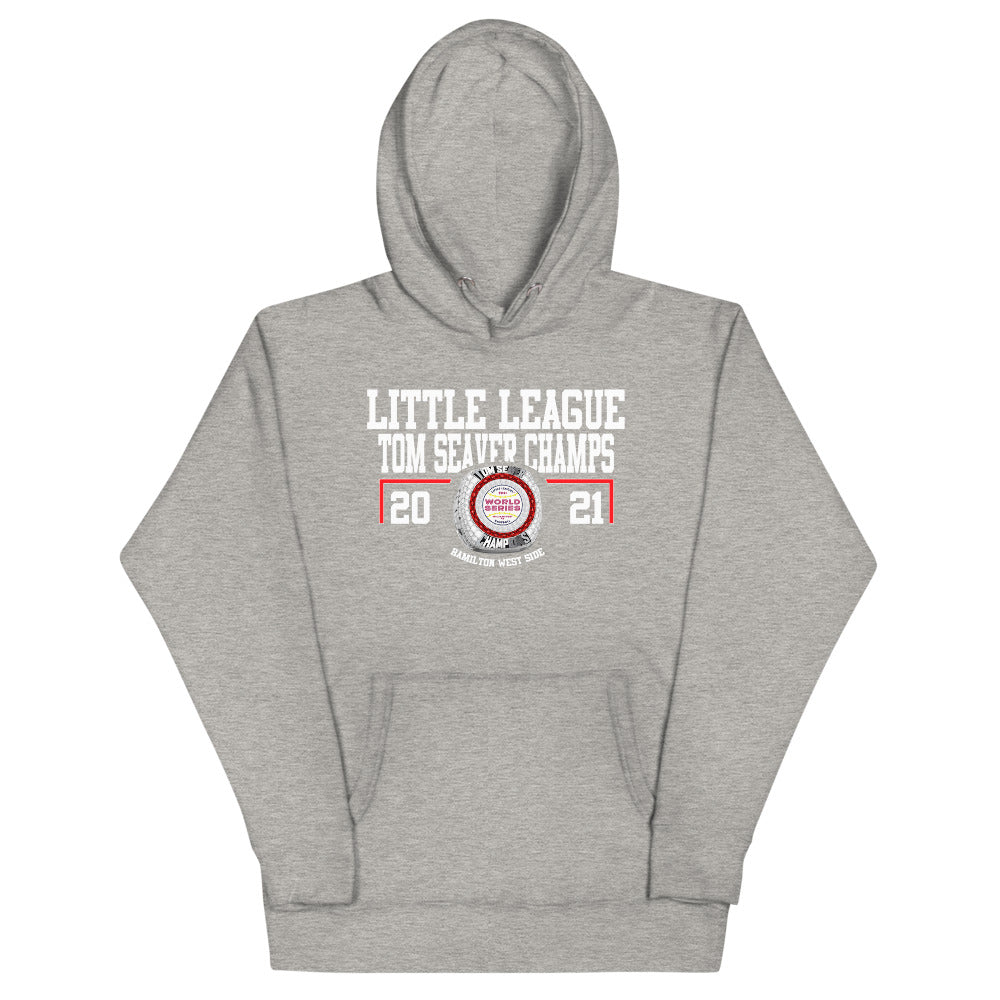 Little League Tom Seaver Champs 2021 Championship Ring Unisex Hoodie