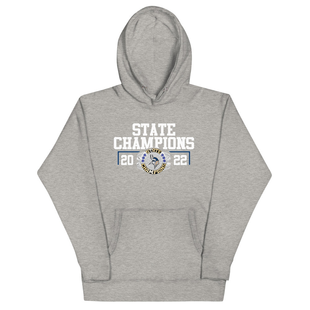 Kindred High School 2022 State Championship Ring Unisex Hoodie