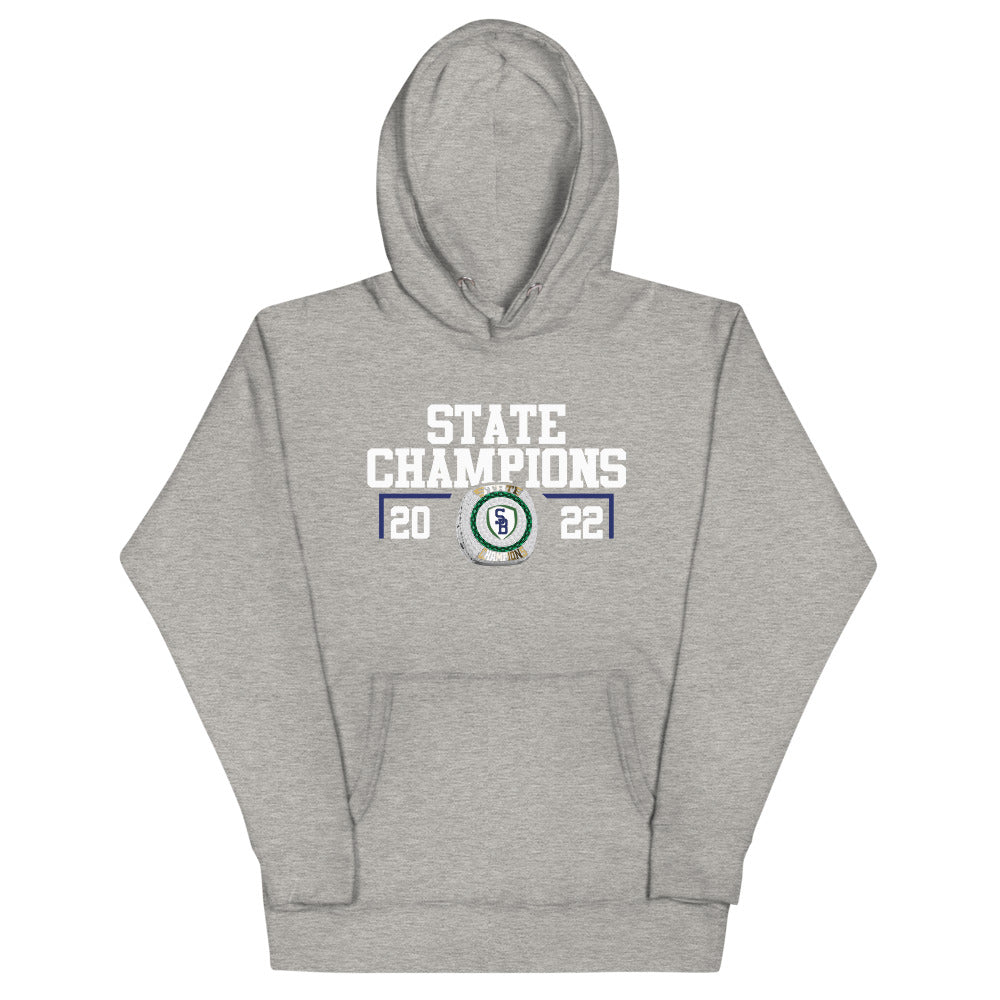 St. Bernards Academy 2022 State Championship Ring Unisex Hoodie