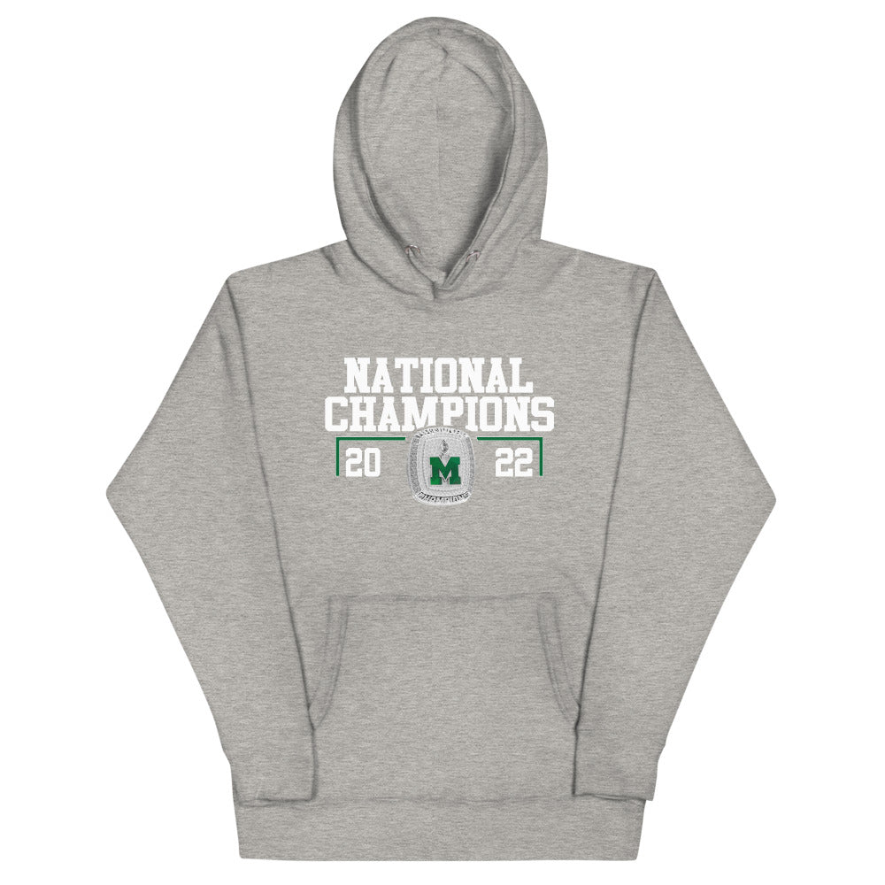 Marlboro Shamrocks 2022 National Championship Ring Unisex Hoodie