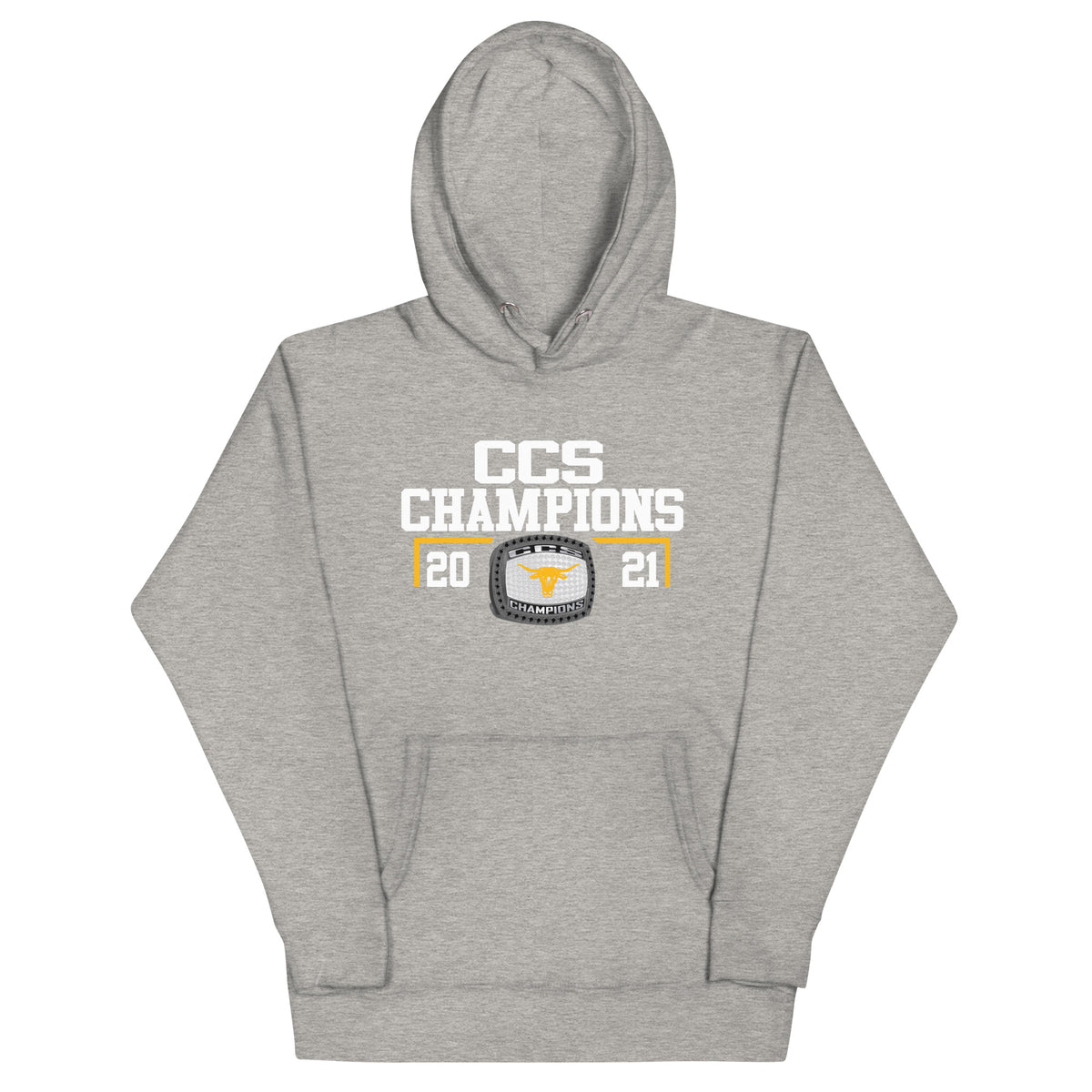 Leigh High School 2021 Soccer CCS Championship Ring Unisex Hoodie
