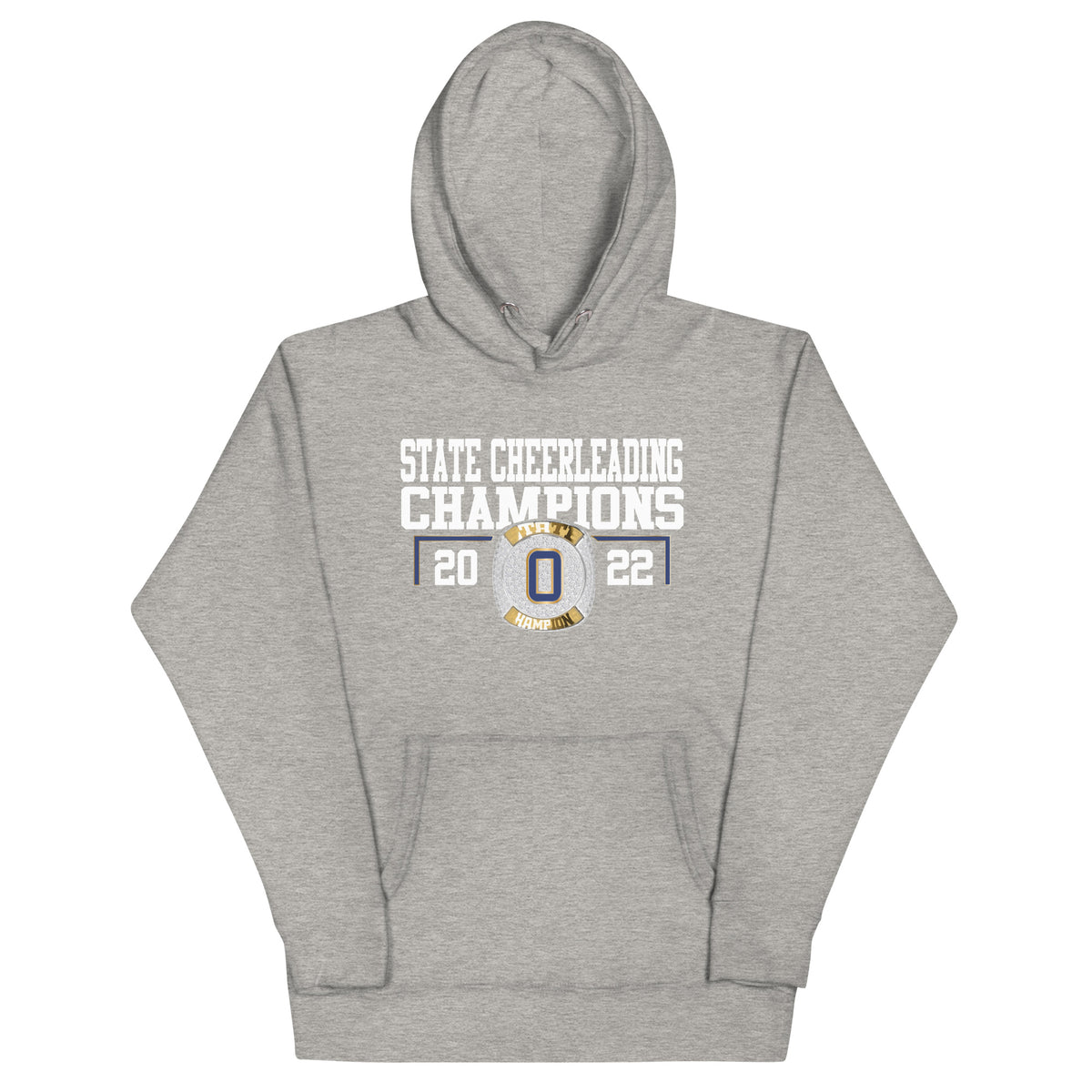 Olentangy High School 2022 Cheer State Championship Ring  Unisex Hoodie