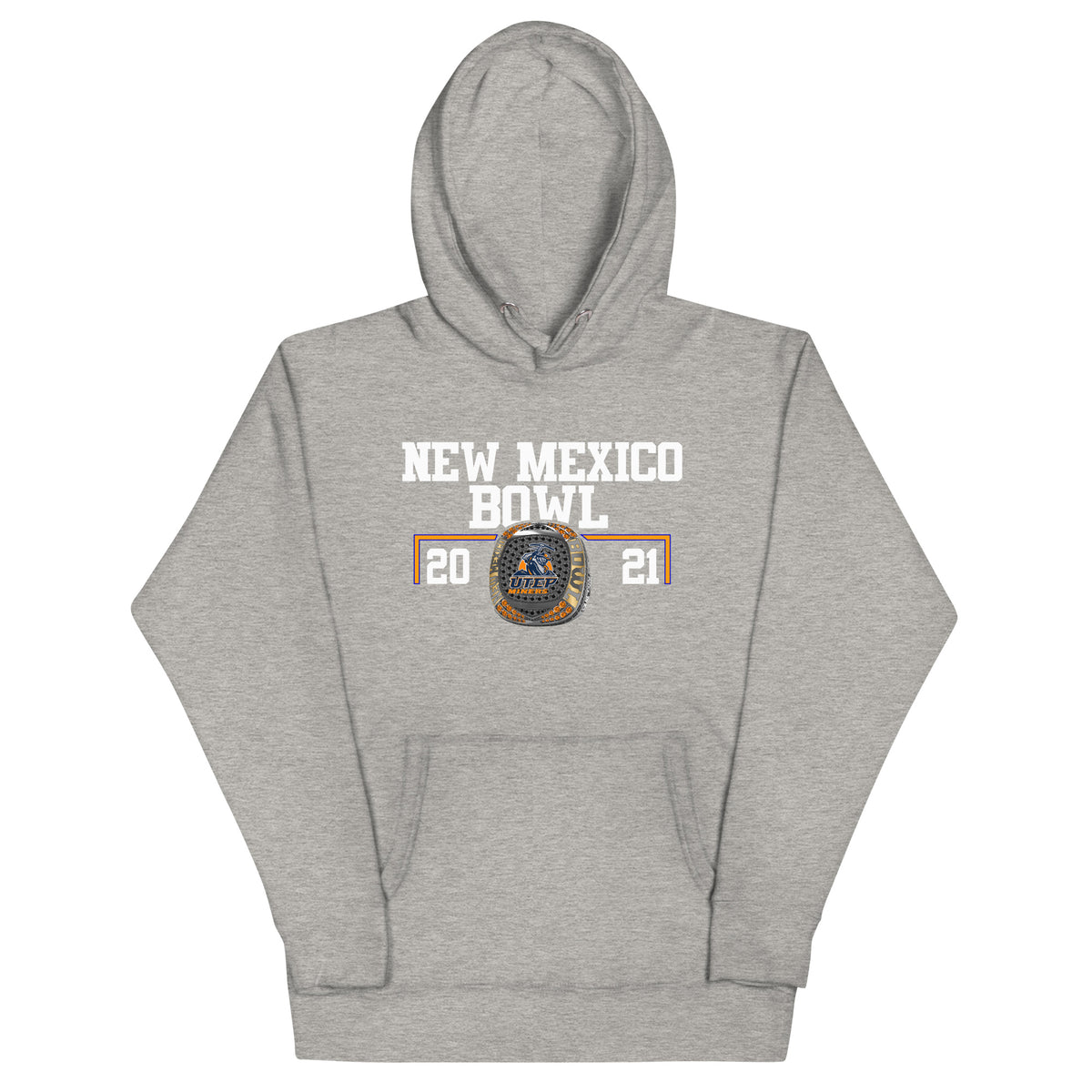 University of Texas at El Paso Football 2021 New Mexico Bowl Championship Ring Unisex Hoodie