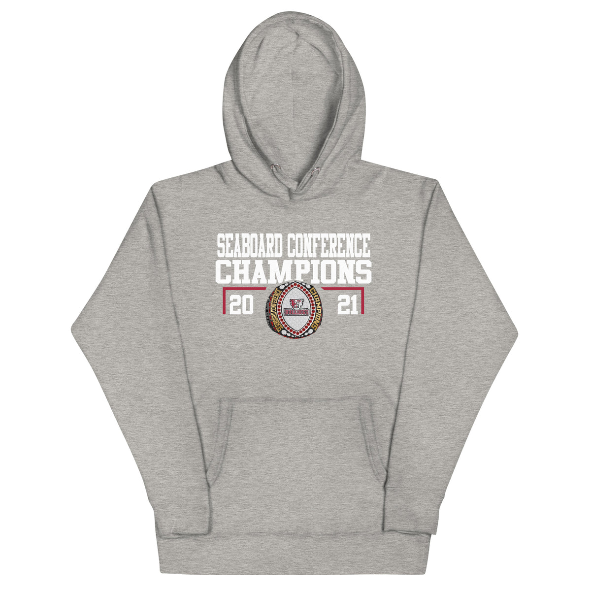 Thaddeus Stevens College Football 2021 Conference Blackcast Championship Ring Unisex Hoodie