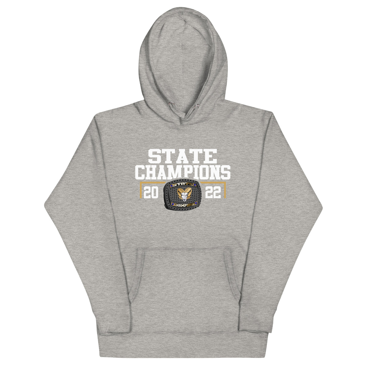 Robinson Wrestling 2022 State Championship Ring Unisex Hoodie