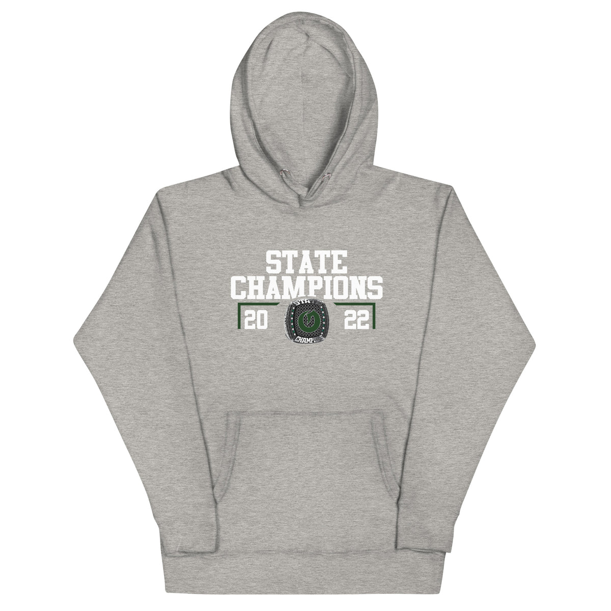 Olympus High School Swimming &amp; Diving 2022 State Championship Ring Unisex Hoodie