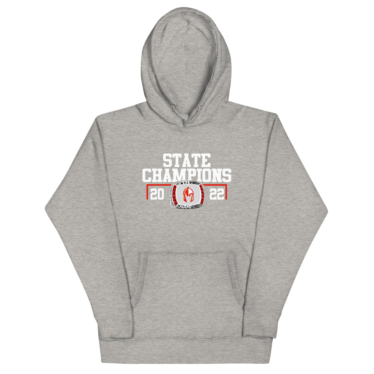 Christ Academy Men’s Basketball 2022 State Championship Ring Unisex Hoodie
