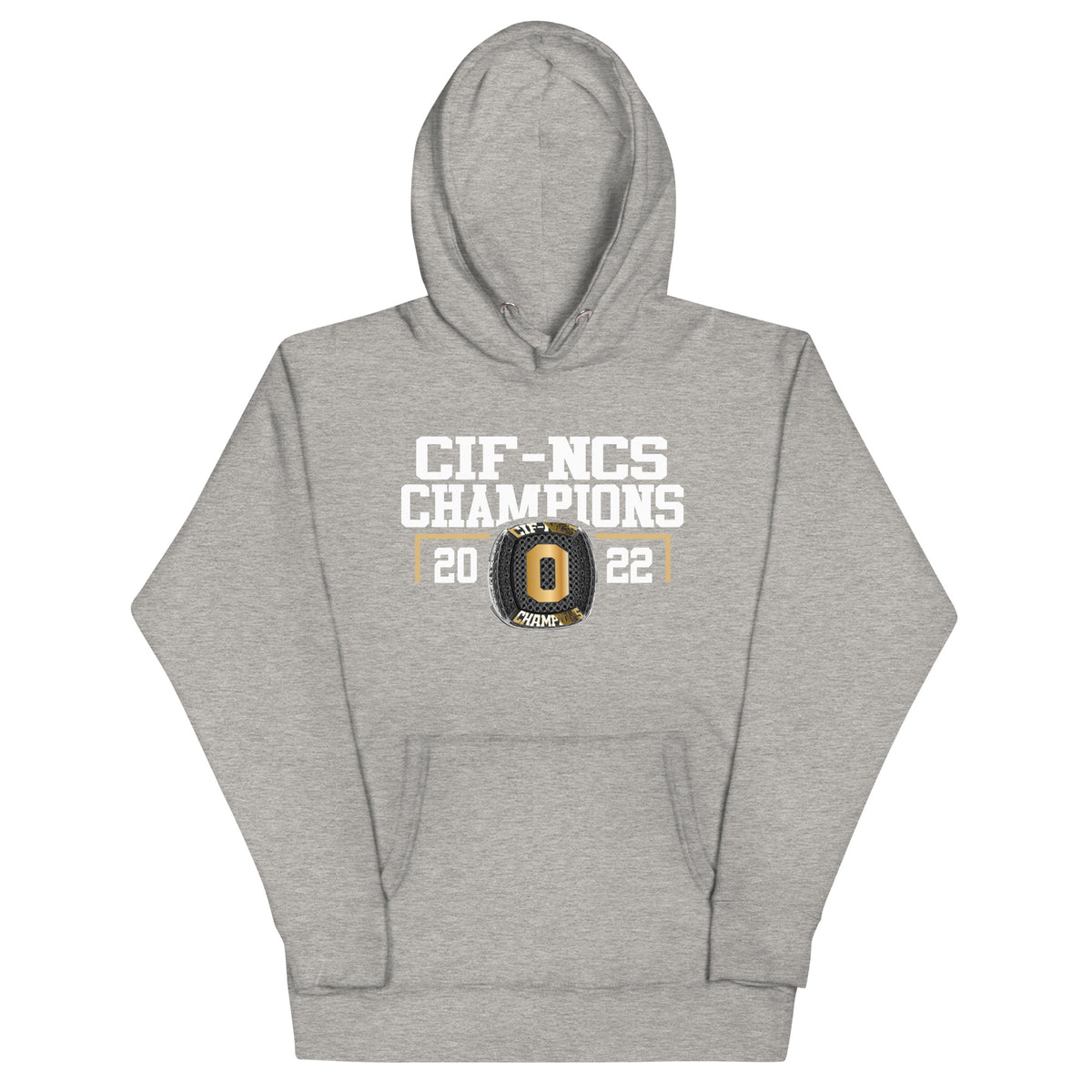 Bishop O'Dowd Men’s Volleyball 2022 CIF-NCS Championship Ring Unisex Hoodie