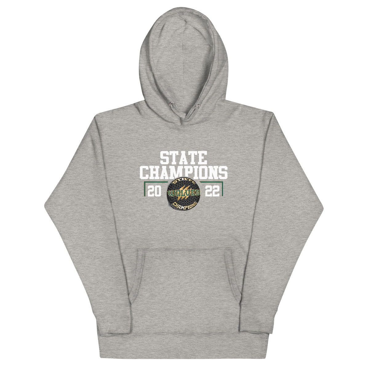 Green Canyon High School Men’s Lacrosse 2022 State Championship Ring Unisex Hoodie